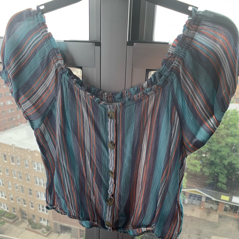 ⭐️4 for $20 striped crop top